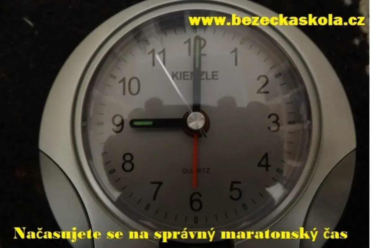 Maraton se běží za tři dny, naprogramuj se na svůj čas