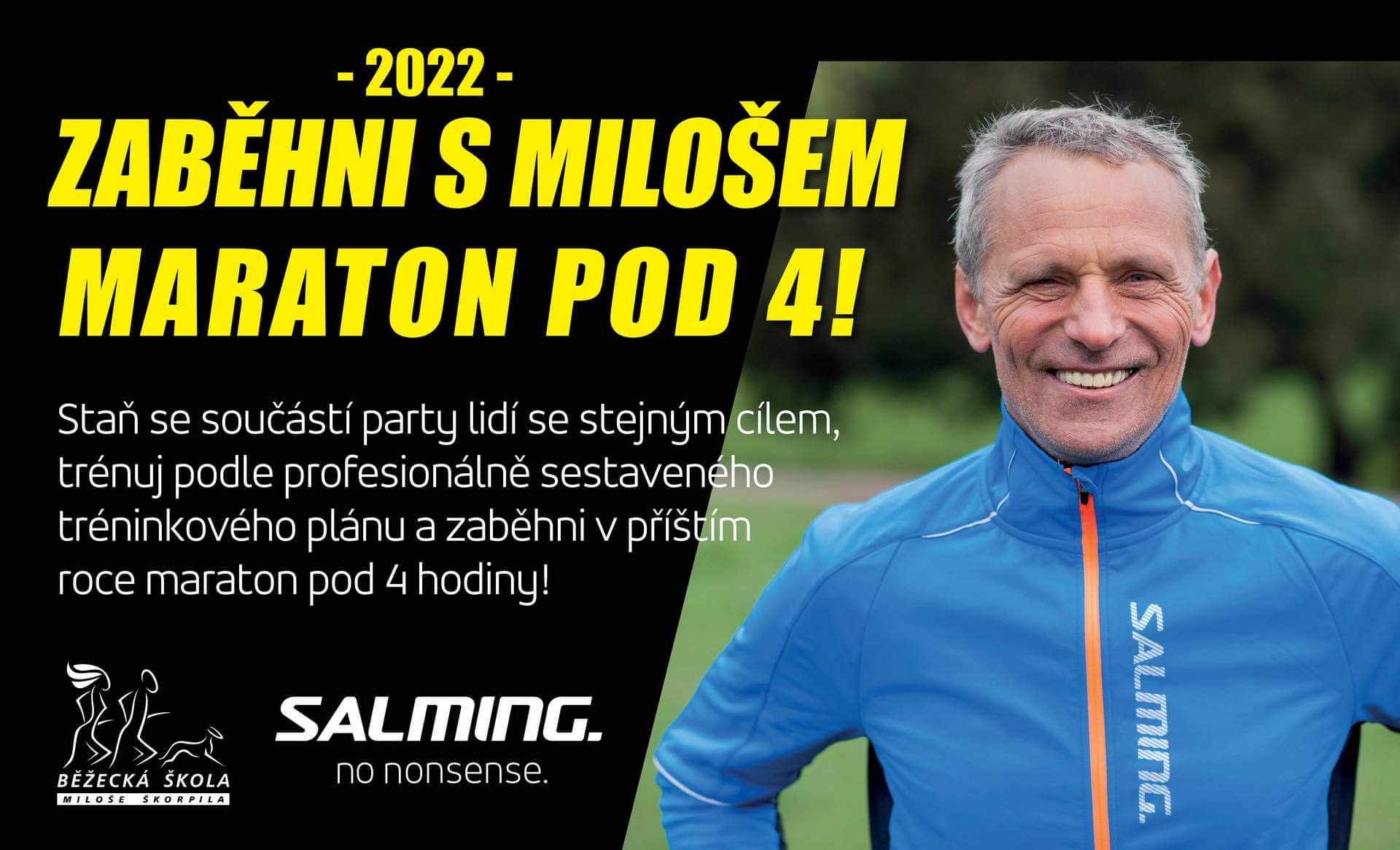 Maraton pod 4 s Milošem a Salmingem již po sedmé