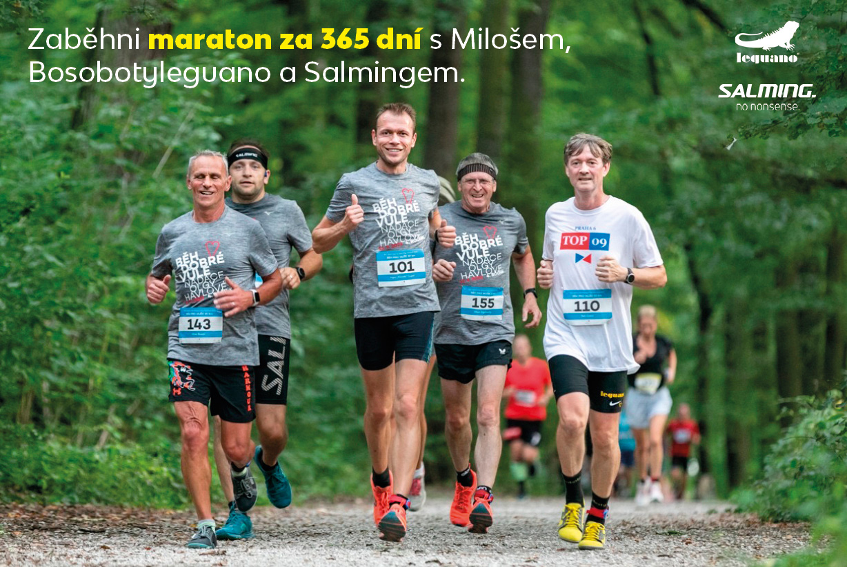 Maraton s Milošem s Bosoboty Leguano a Salmingem za 365 dní